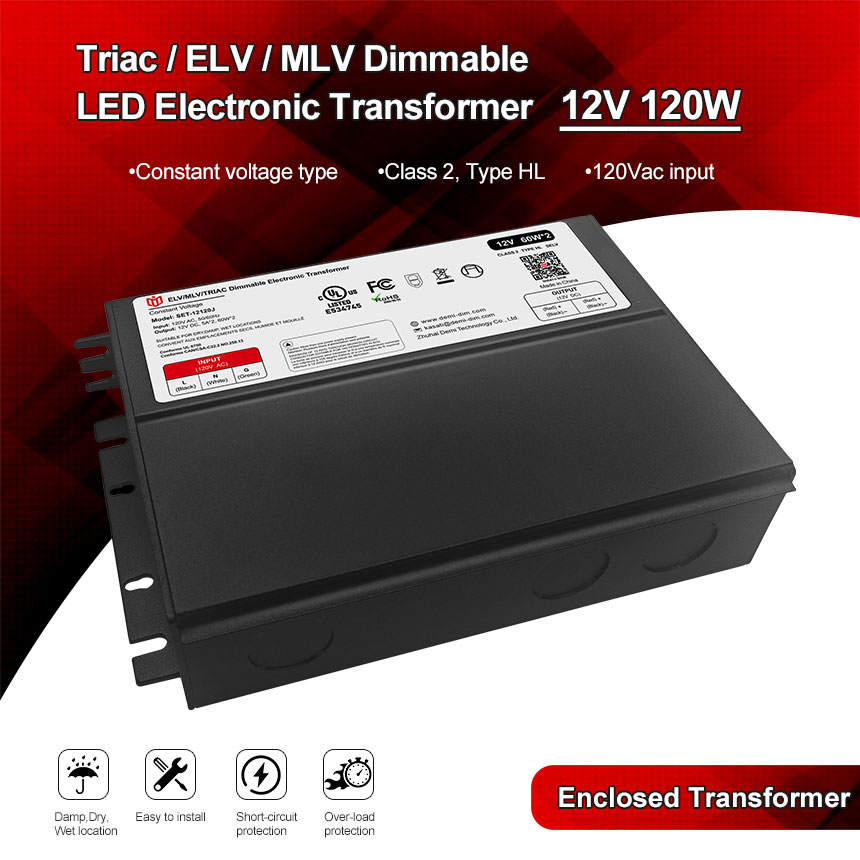 trasformatore led dimmerabile triac