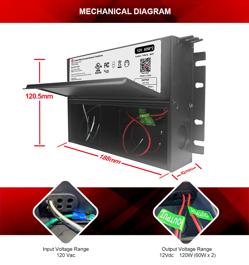 trasformatore led dimmerabile triac