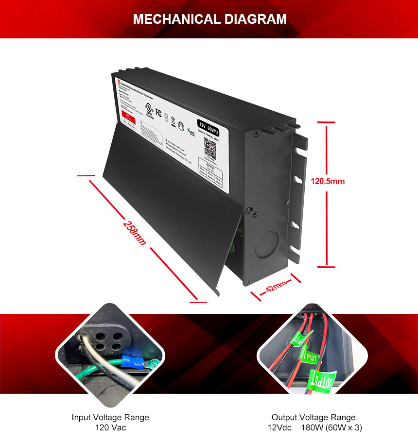 Trasformatore per strisce LED da 12 volt