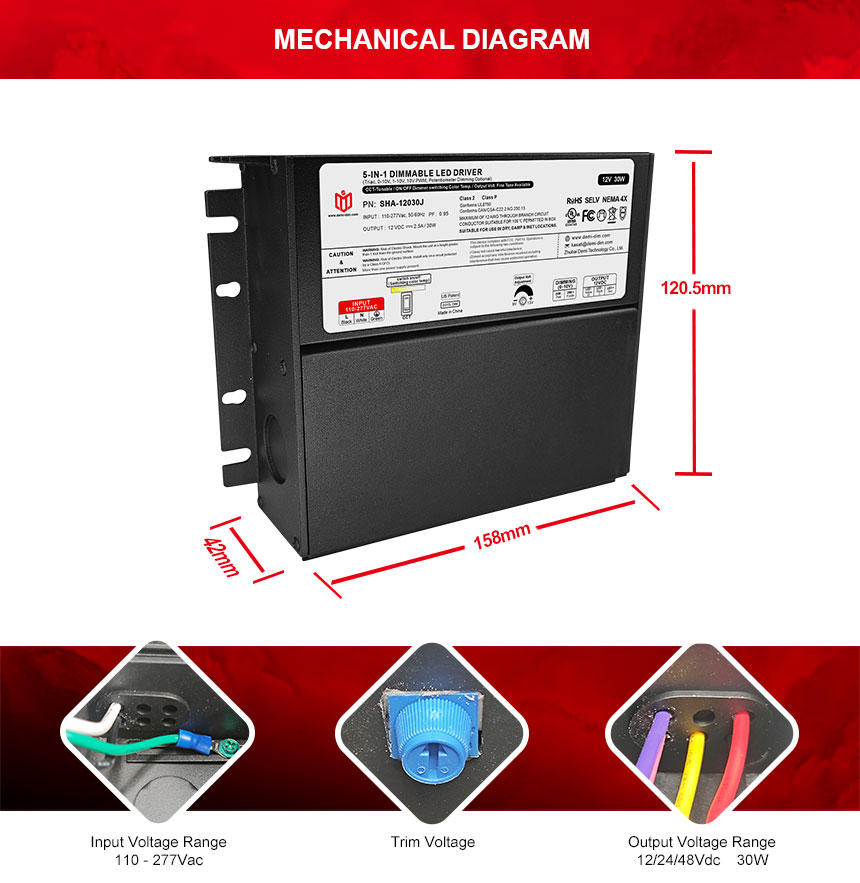 driver principale 12v 30w