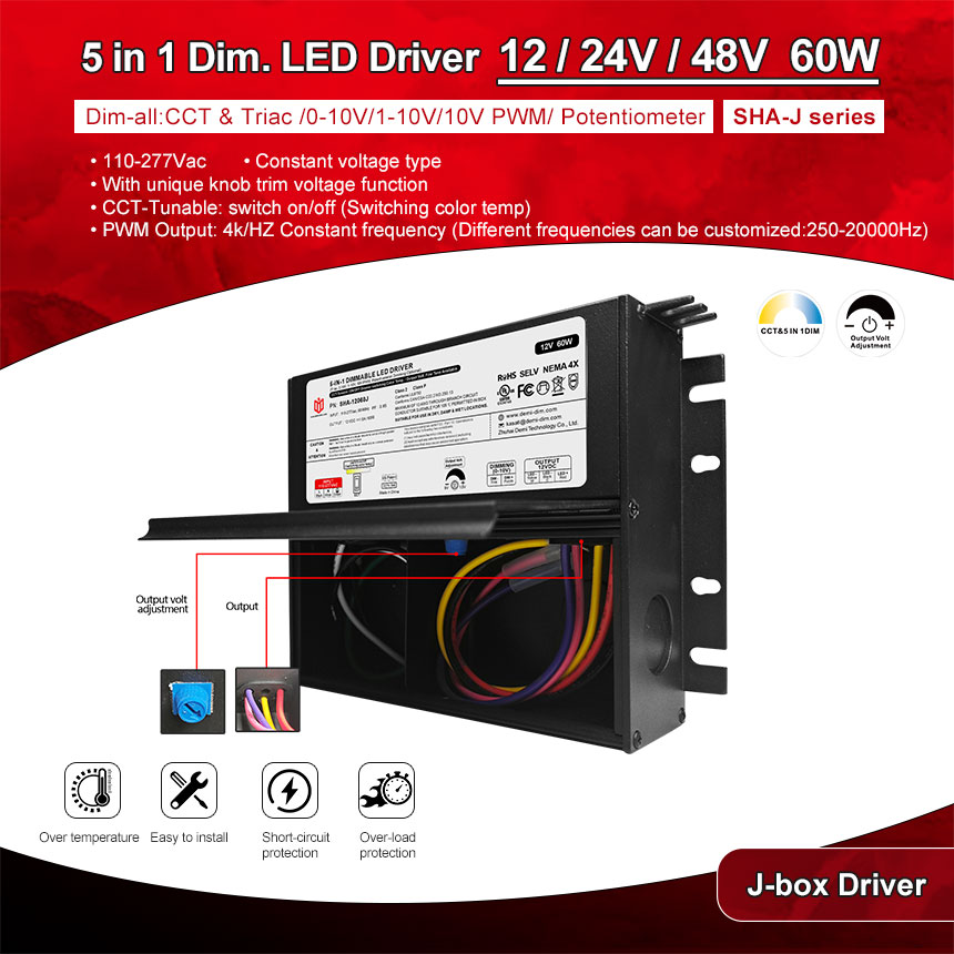 alimentatore led 12v 60w