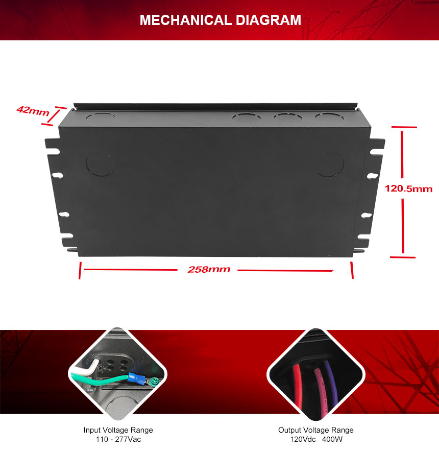 alimentatore led 400w