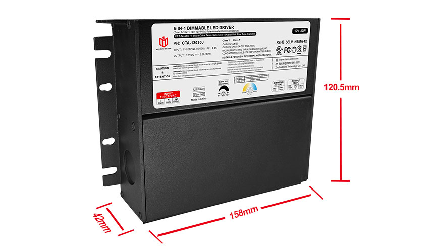 Driver led dimmerabile da 30w