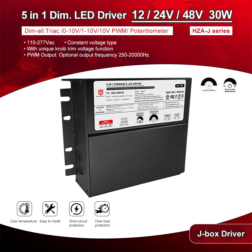 driver led dimmerabile 30w