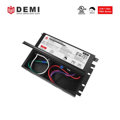 Scatola di giunzione per alimentatore driver di luci a striscia led dimmerabile 5 in 1 a tensione costante da 96 W 48 V